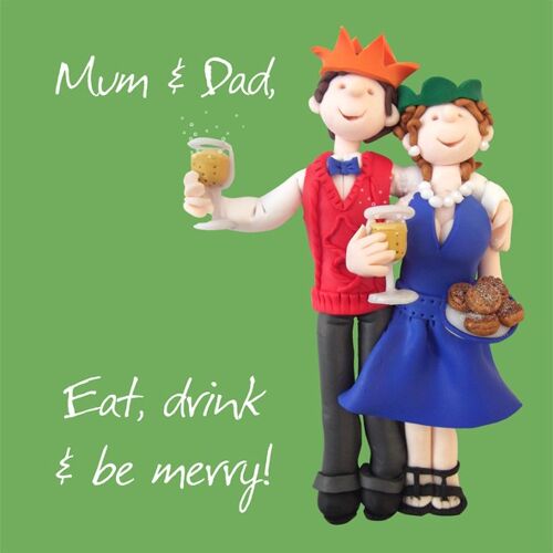 Mum and Dad - Christmas Christmas card
