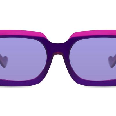 Gafas de sol Ace, lentes polarizadas, acetato, forma cuadrada