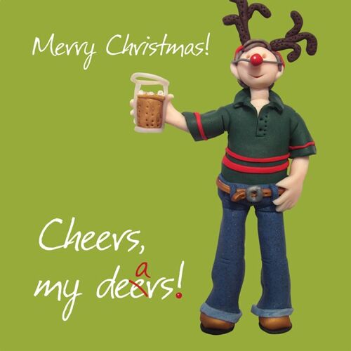 Cheers, my dears Christmas card