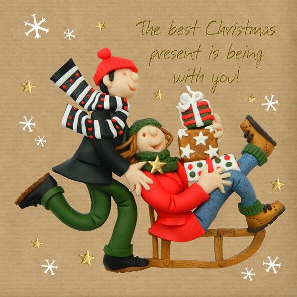 Bestes Weihnachtsgeschenk folierte Weihnachtskarte