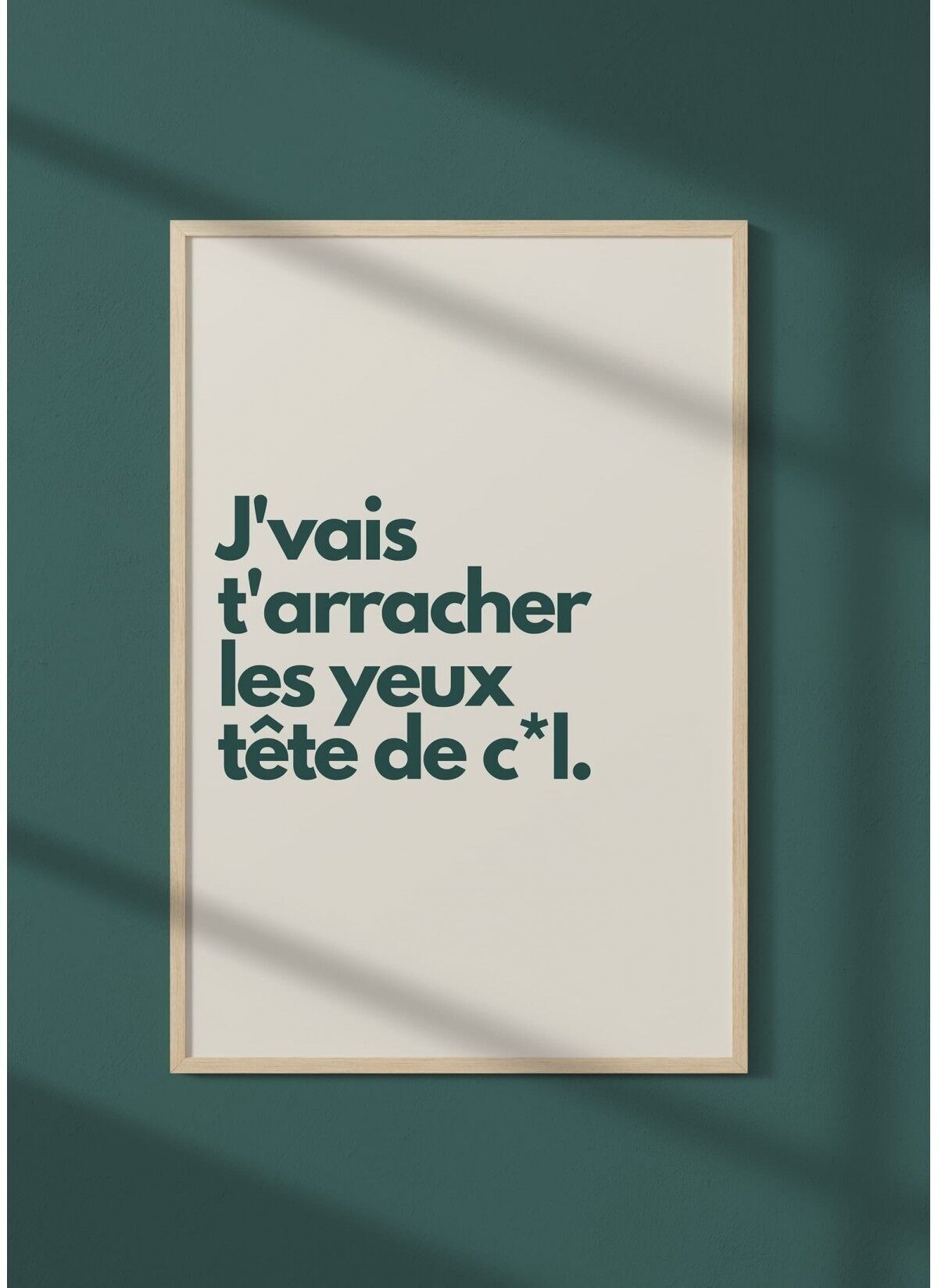 Poster Ti strappo gli occhi