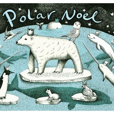 Polar Noel Weihnachtskarte