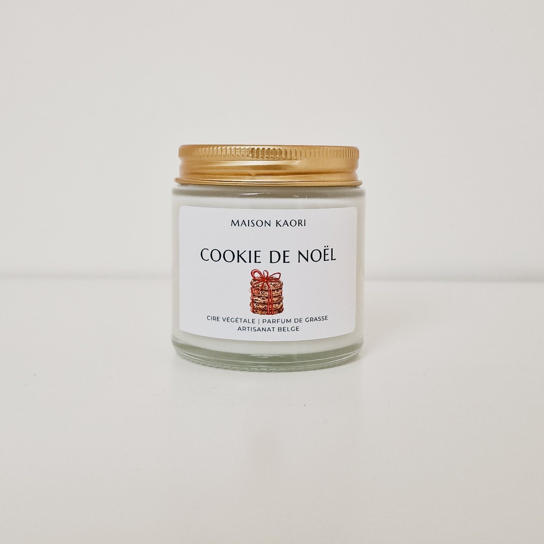 Bougie parfumée - Cookie de Noël - Édition limitée - Pot transparent