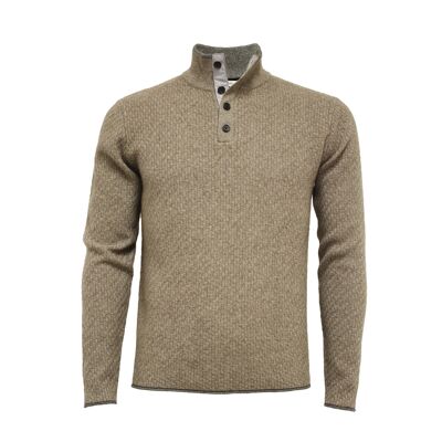 Andromeda Button Neck Camel