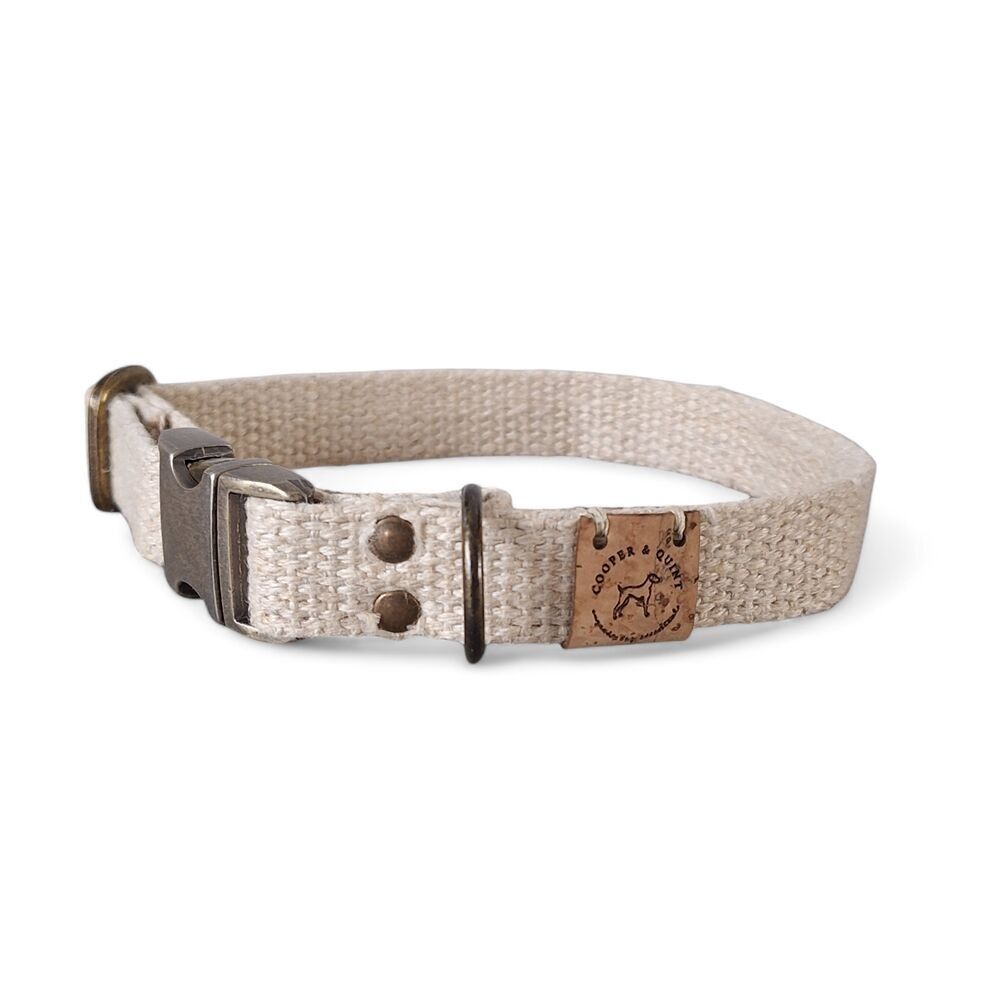 Collar para perro Simply Hemp | Blanco concha
