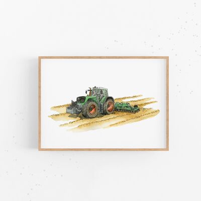 Trattori agricoli - Poster | Foto per bambini | Stampa del veicolo