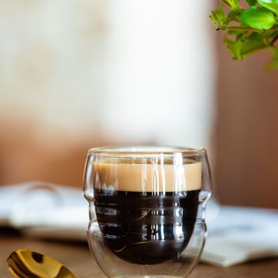 SET de 2 verres double paroi 70 ml SFERICO 7947