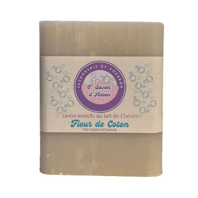 Sapone 100gr | Arricchito con Latte di Capra - Fiore di Cotone per 24