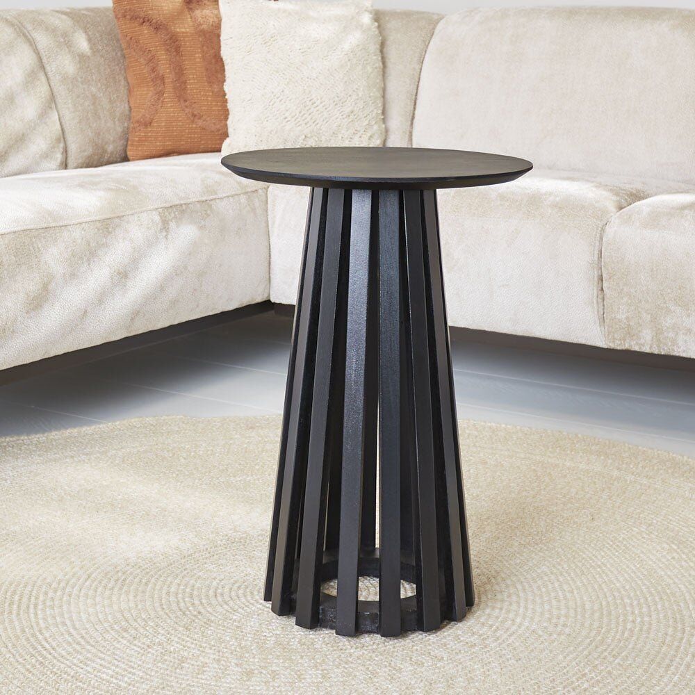 Tavolino Rory Nero - 40 x 40 x 58 cm