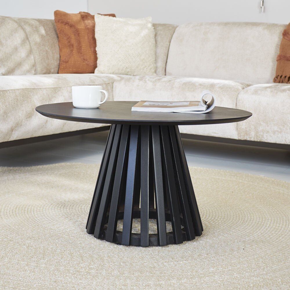 Tavolino Rory Nero - 70 x 70 x 41 cm