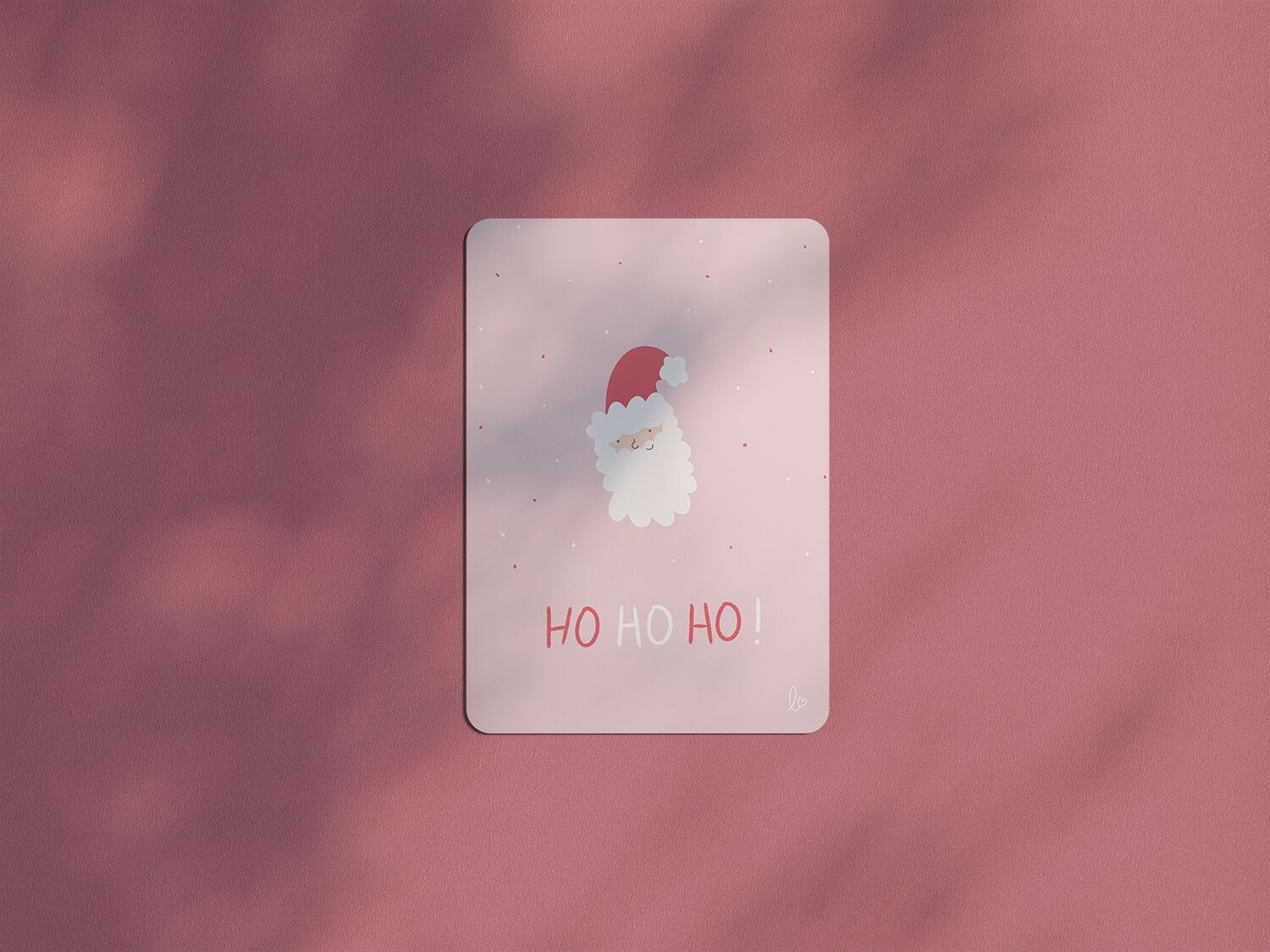 SANTA CLAUS - birthday card - thank you card - made in France - decorative card - autumn - winter - Christmas