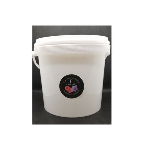 Secchio di marmellata di lamponi e viola 3kg