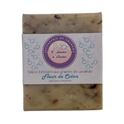 Jabón Exfoliante 125gr | Flor de algodón por 24