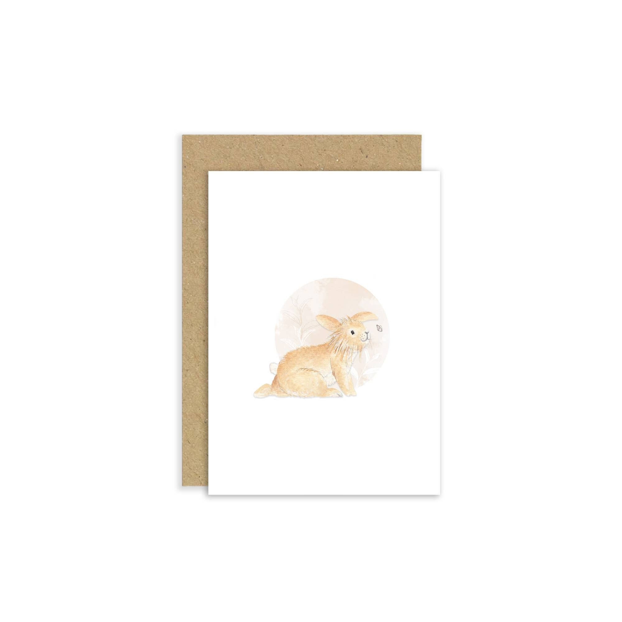 Carta coniglio vuota | Carta di tutti i giorni | Carte sentimentali