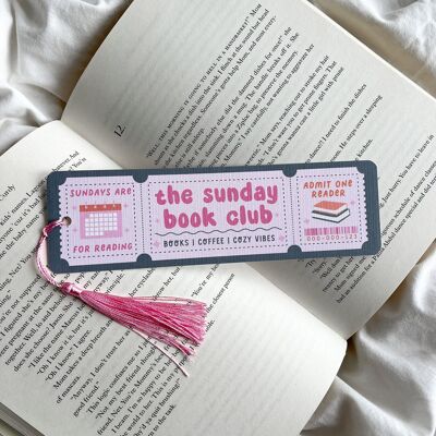 Marcador de entradas del Club del libro del domingo