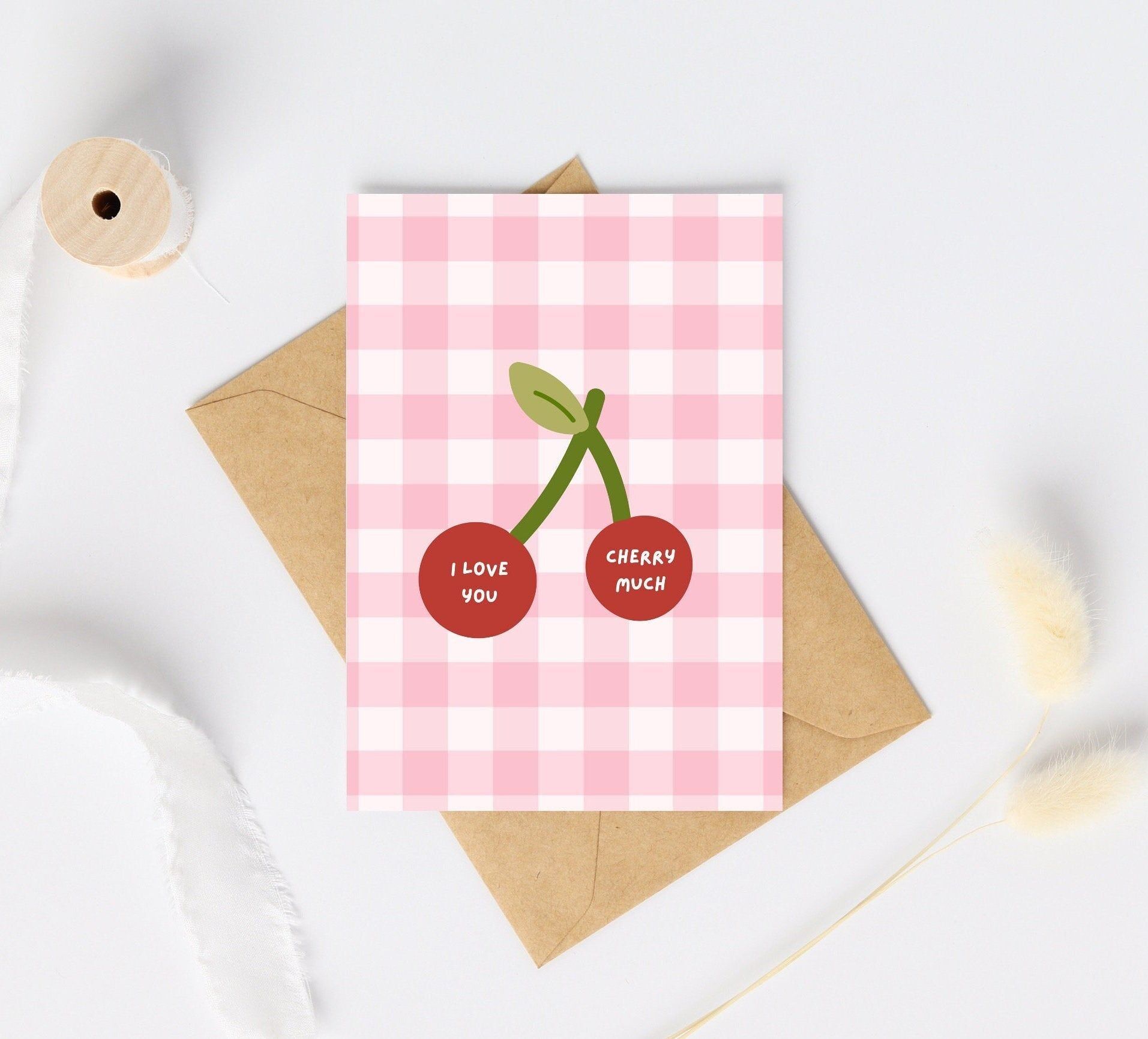 Ti amo Cherry Much Card | Biglietto di auguri Cherry