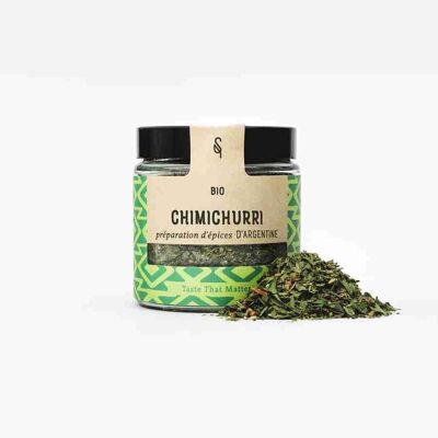 Chimichurri especiado ecológico - vaso 120 ml