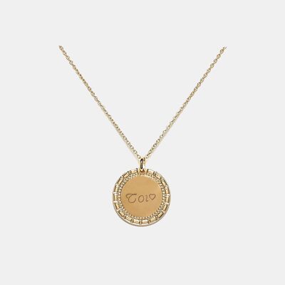 You medal necklace