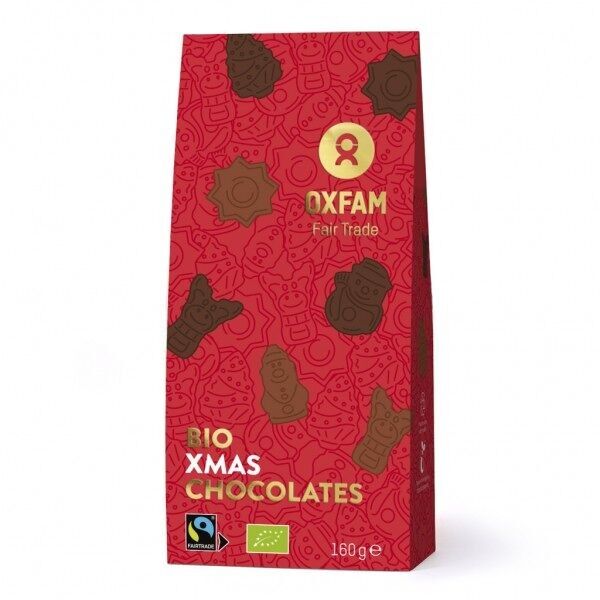 Organic filled Christmas chocolates - 160g