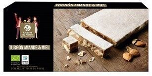Turrón almond and organic honey - 200g