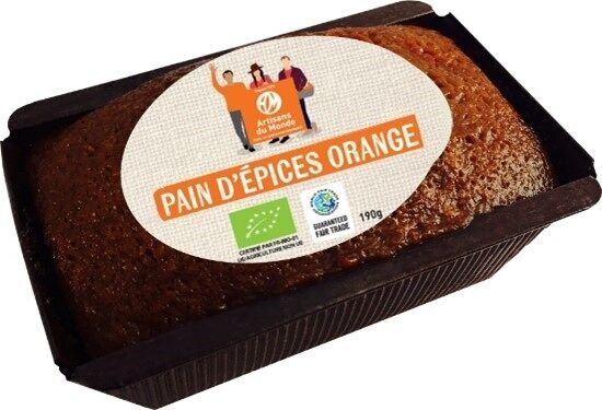 Pan de jengibre orgánico con naranja - 190g