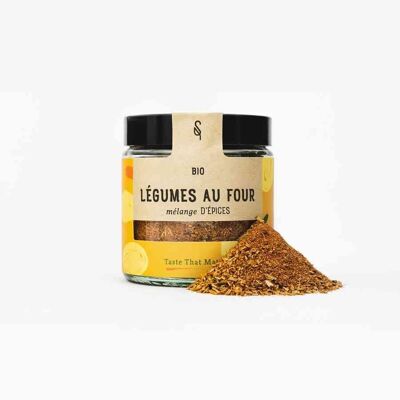 Baked vegetables - organic spice mix 120 ml jar