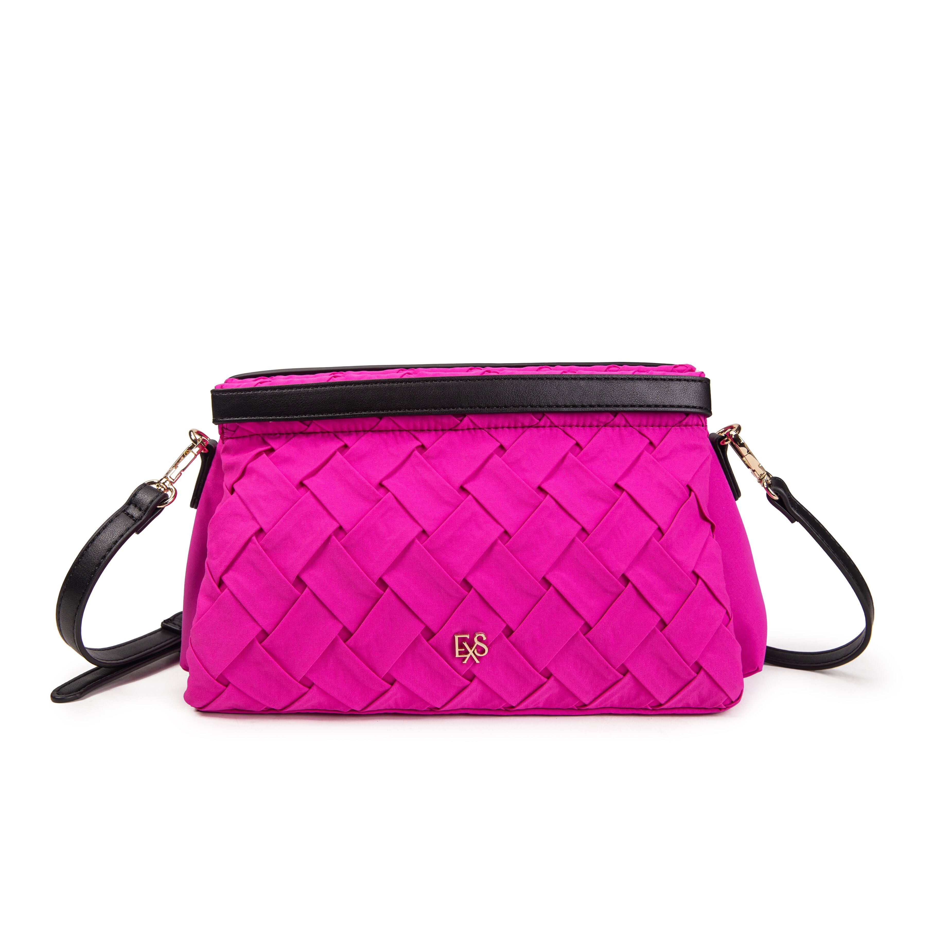 Angelique recycled pu shoulder bag Pink