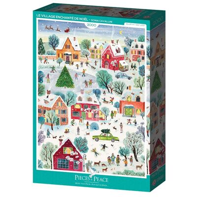 2000 Piece Puzzle - The Enchanted Christmas Village