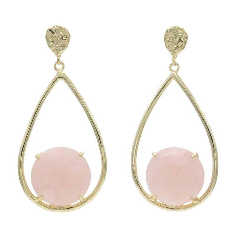 Orecchini Alila Quarzo Rosa