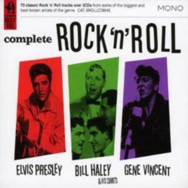 Elvis Presley / Bill Haley / Gene Vincent CD - Rock N Roll completo (cofanetto da 3 CD)