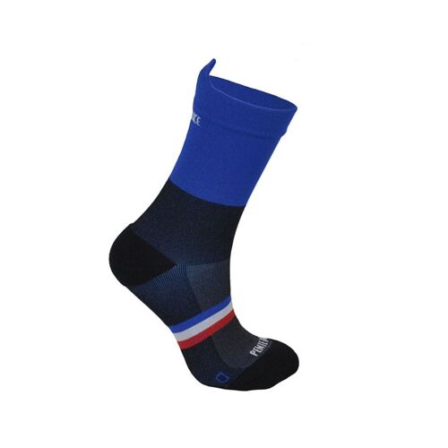 Chaussettes de cyclisme - La bleu royal et noir