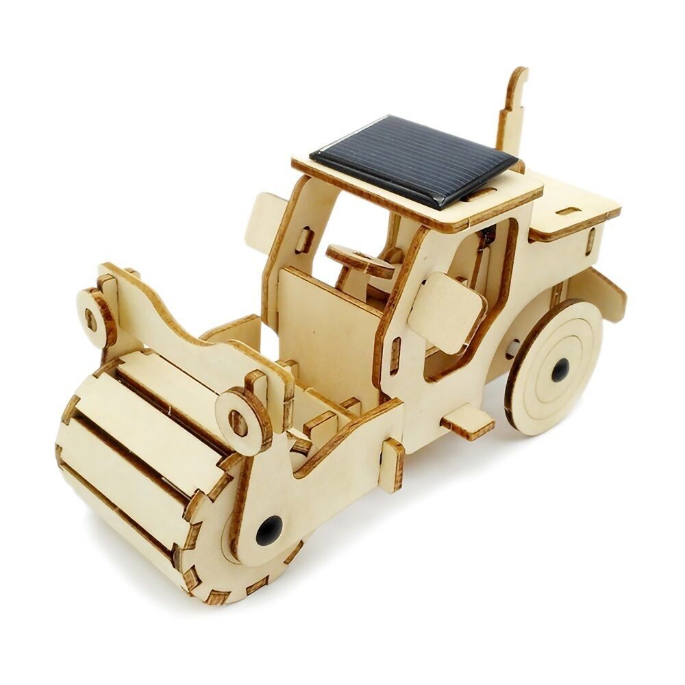 DIY Wooden Solar Steamroller Kit