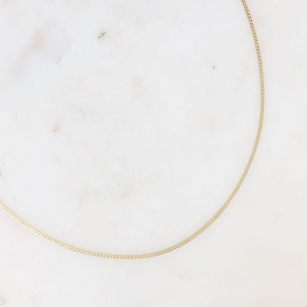 Collana - Maglia inglese piatta da 2 mm