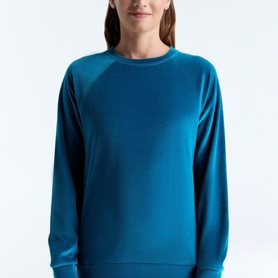 1277-126| Sudadera mujer Nicky - azul océano