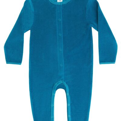 2730 OB | Mameluco de manga larga para bebé - Azul Océano