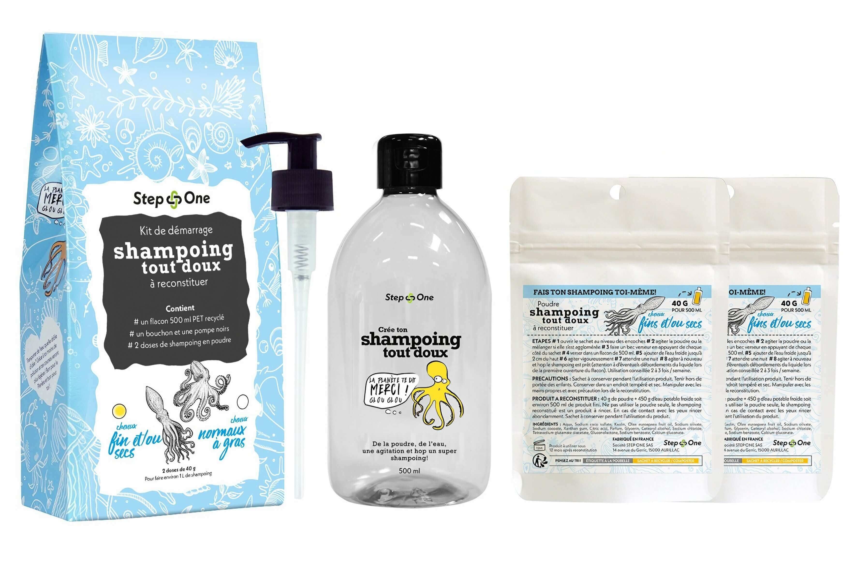 Shampoo Starter Kit - Capelli Secchi e Fini - Zero Waste - Ecologico