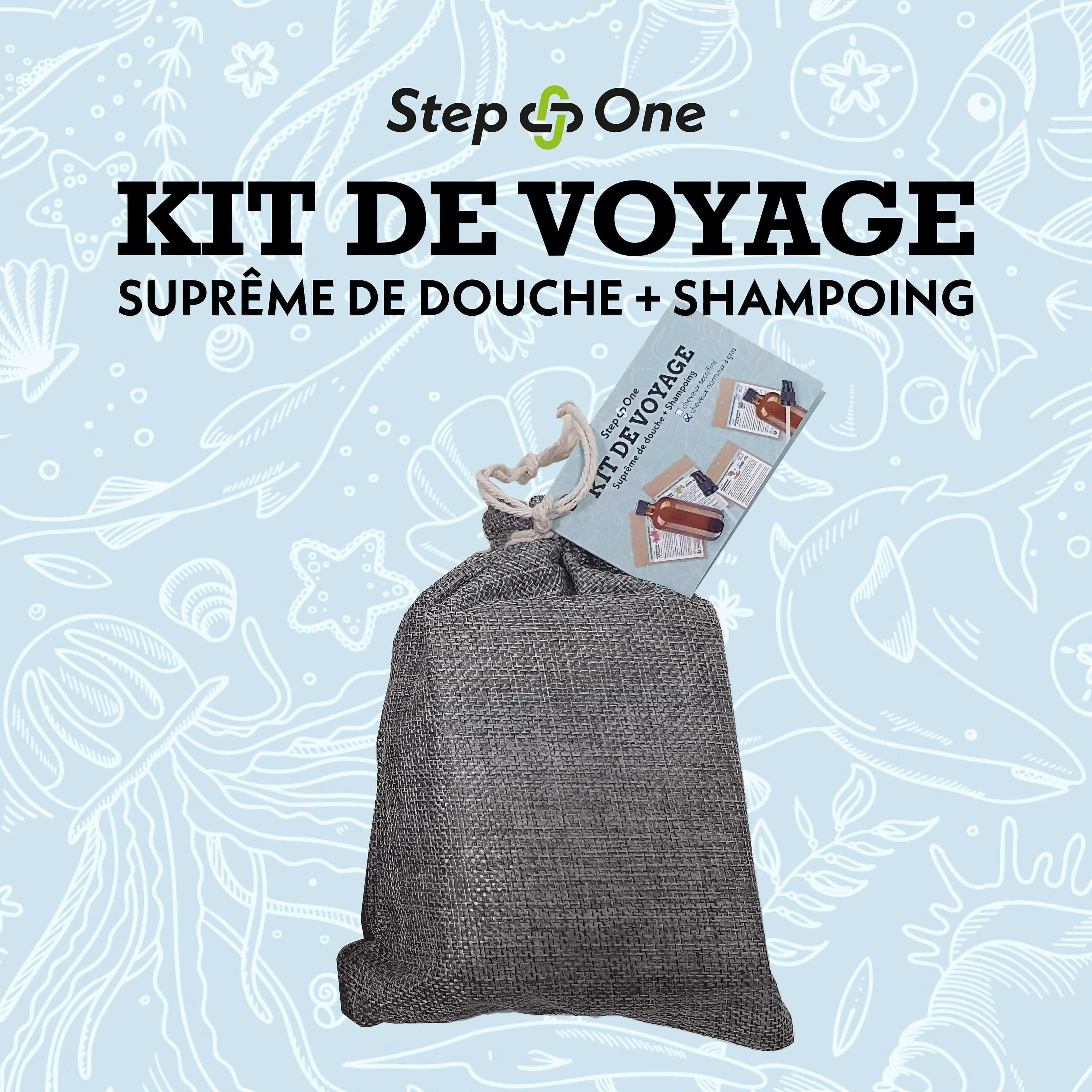 Kit da viaggio ecologico: doccia/shampoo Zero Waste