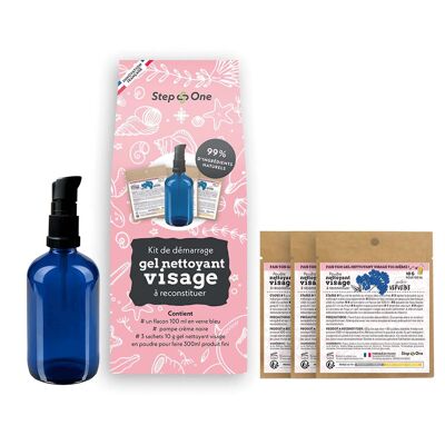 Confezione regalo Gel detergente viso profumato Verbena - Zero rifiuti