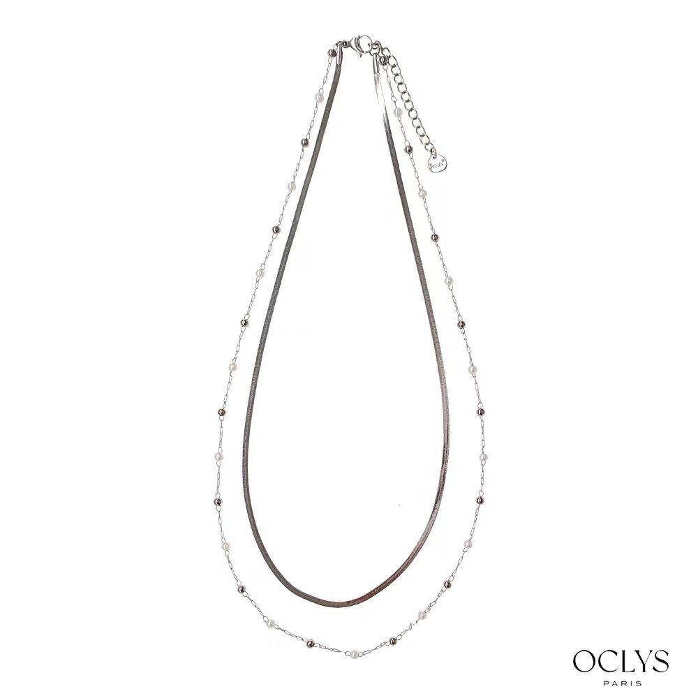 Set di 12 collane di perline assortite in acciaio inossidabile Vana