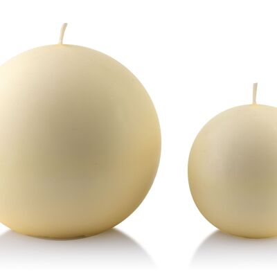 Candle CLASSIC CANDLES 12 cm cream ball-BCM5109