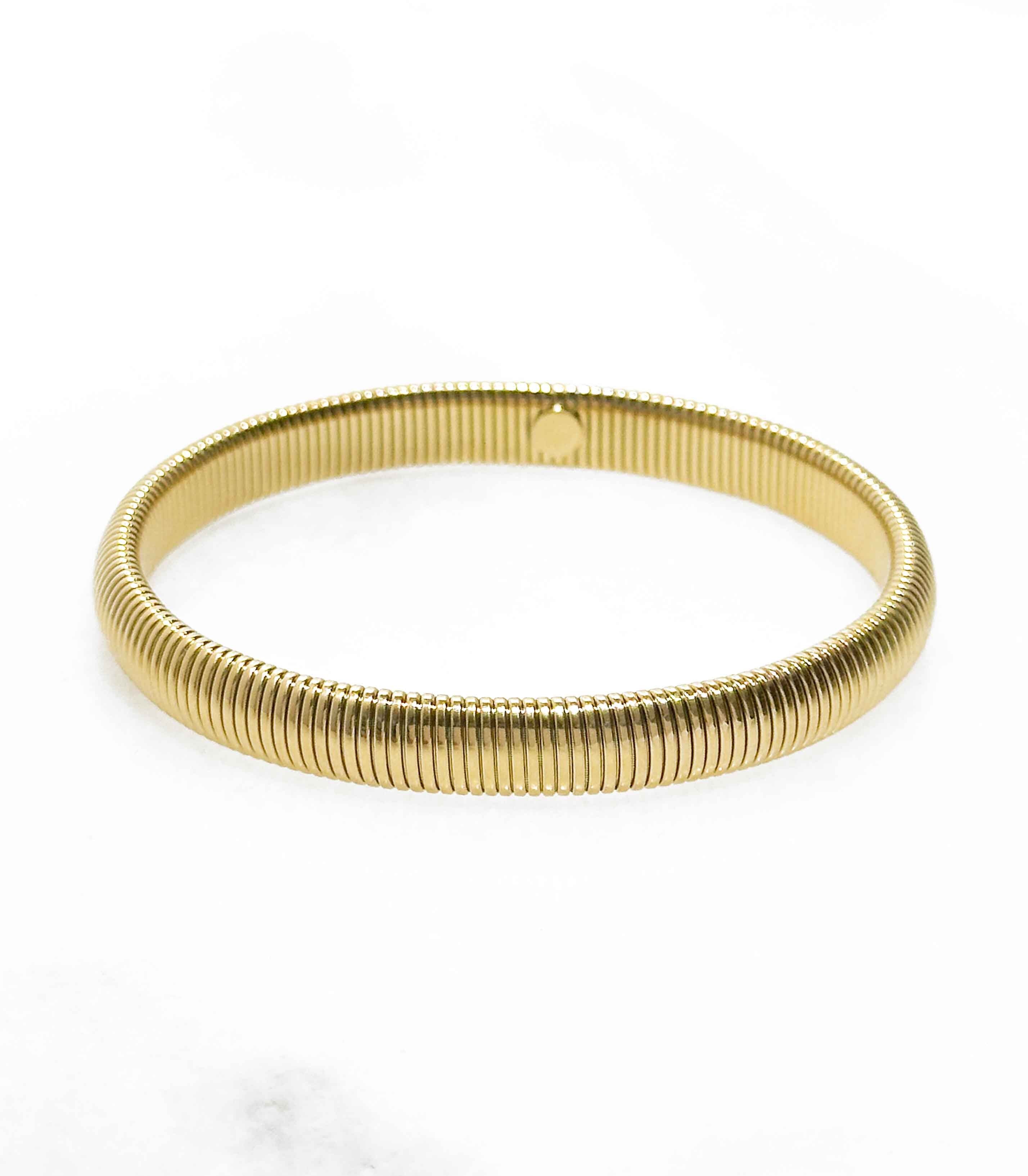 Soft mesh bracelet - Stainless steel - 0.8 cm