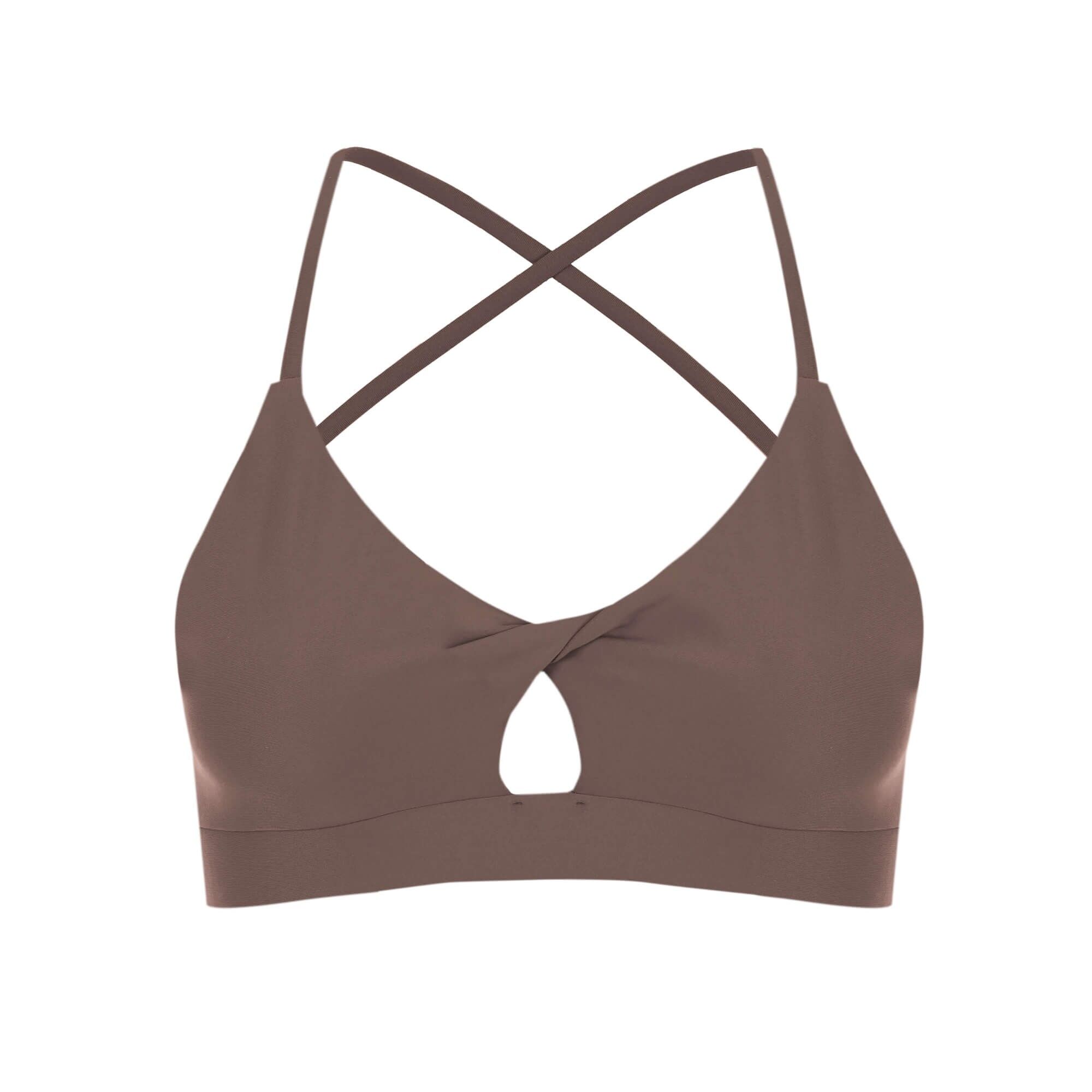 Sportliches BH-Oberteil Mercury in Beige aus ECONYL®