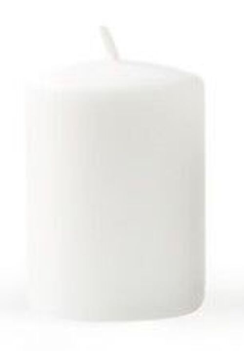 Candle CLASSIC CANDLES Walec XL 8xh20cm white-BCM6786
