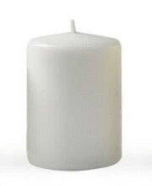 Candle CLASSIC CANDLES Walec XL 8xh20cm gray-BCM6793