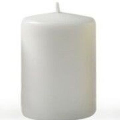 Candle CLASSIC CANDLES Walec XL 8xh20cm gray-BCM6793