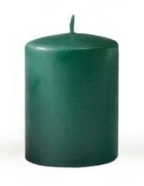 Candle CLASSIC CANDLES Walec XL 8xh20cm green-BCM6816