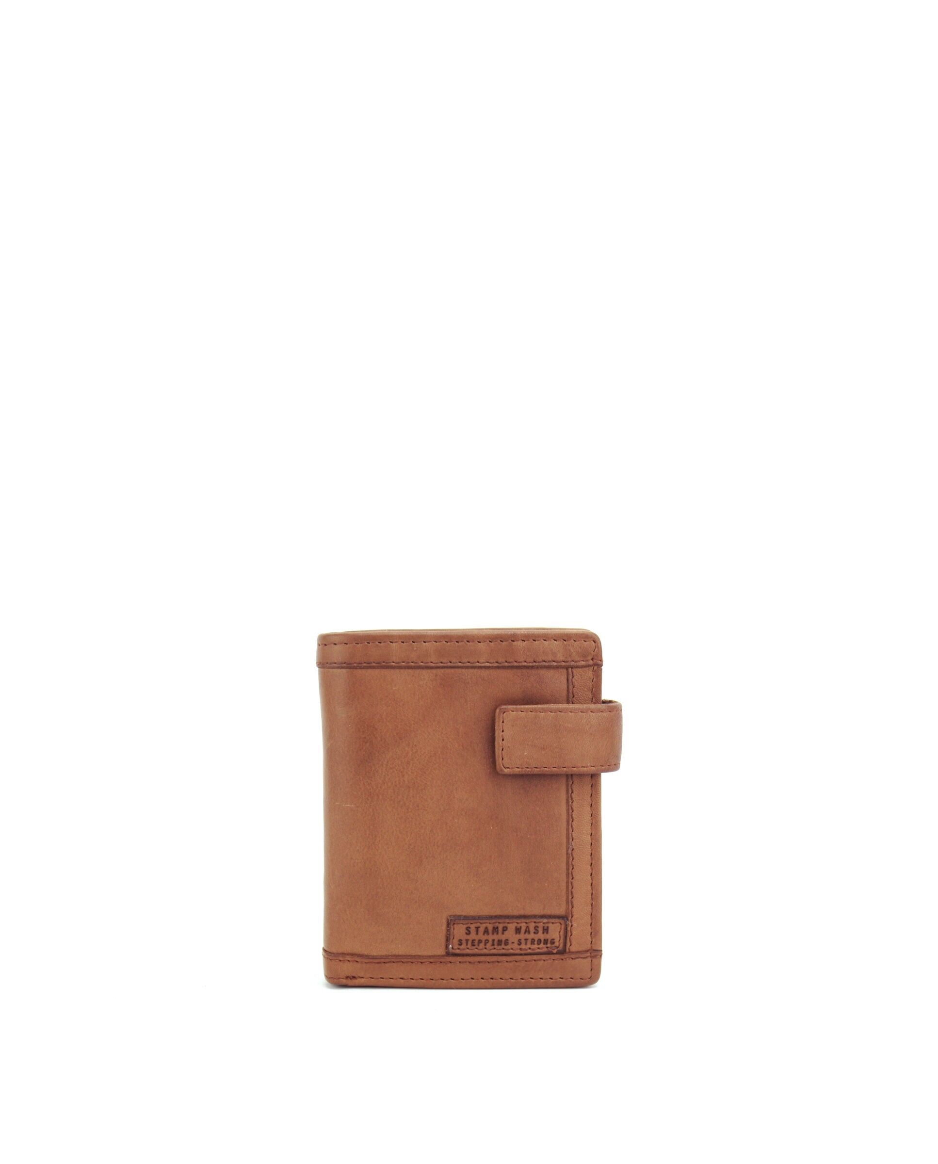 Portafoglio STAMP ST2298, uomo, pelle lavata, colore cuoio