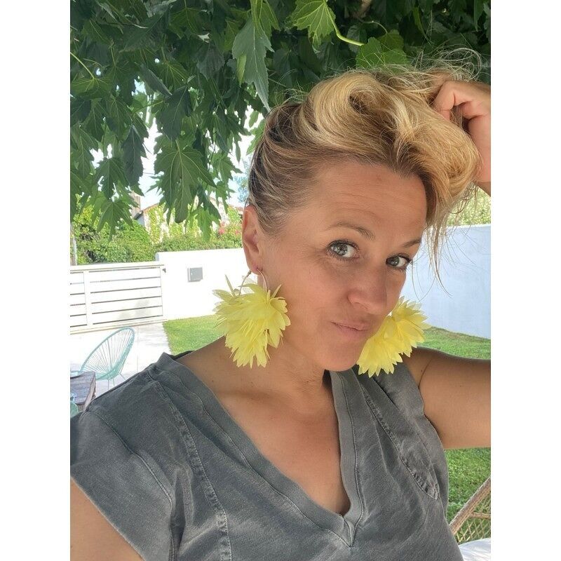 Orecchini CAPRI giallo sole