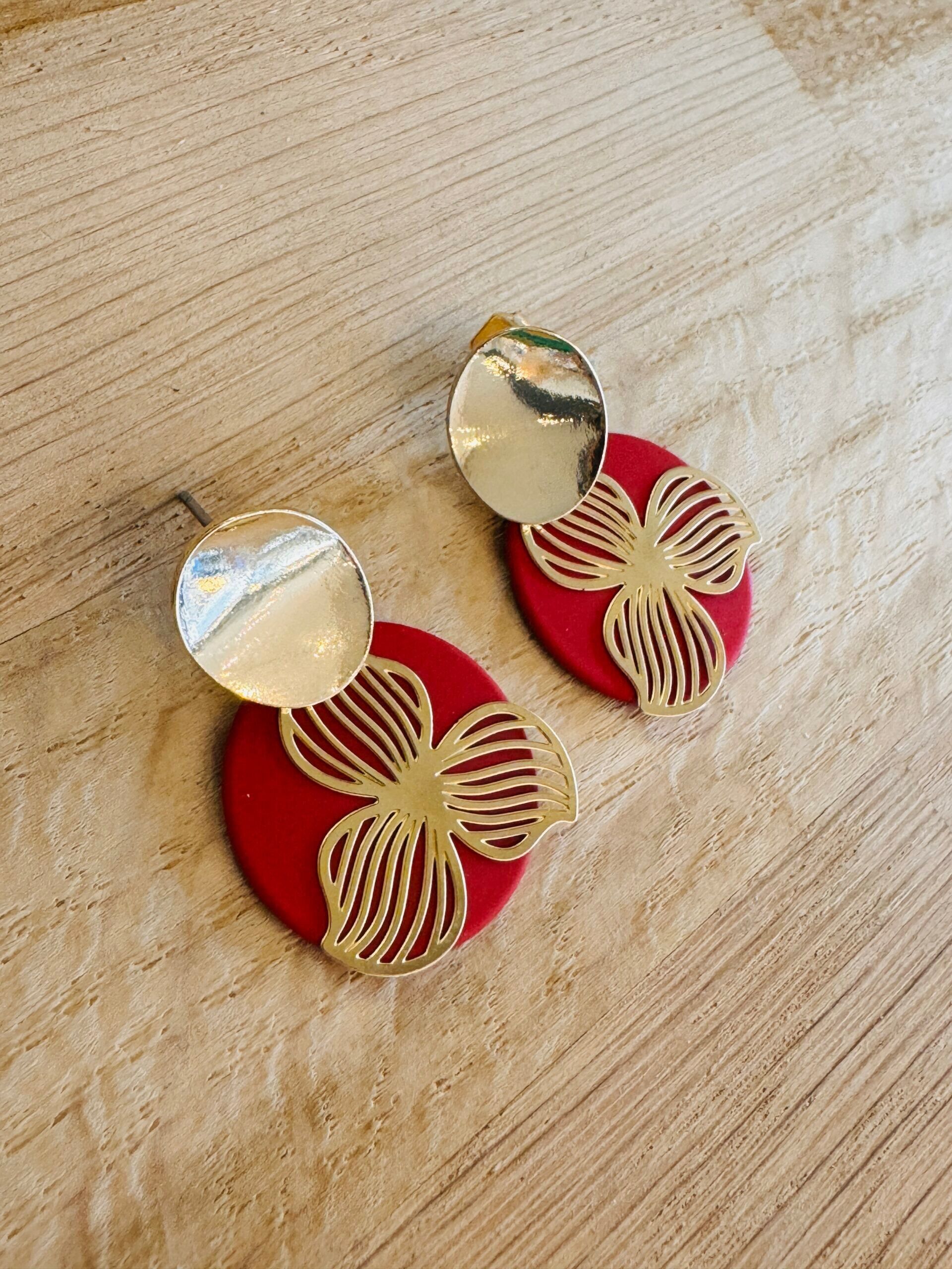 Orecchini MINETTE rossi