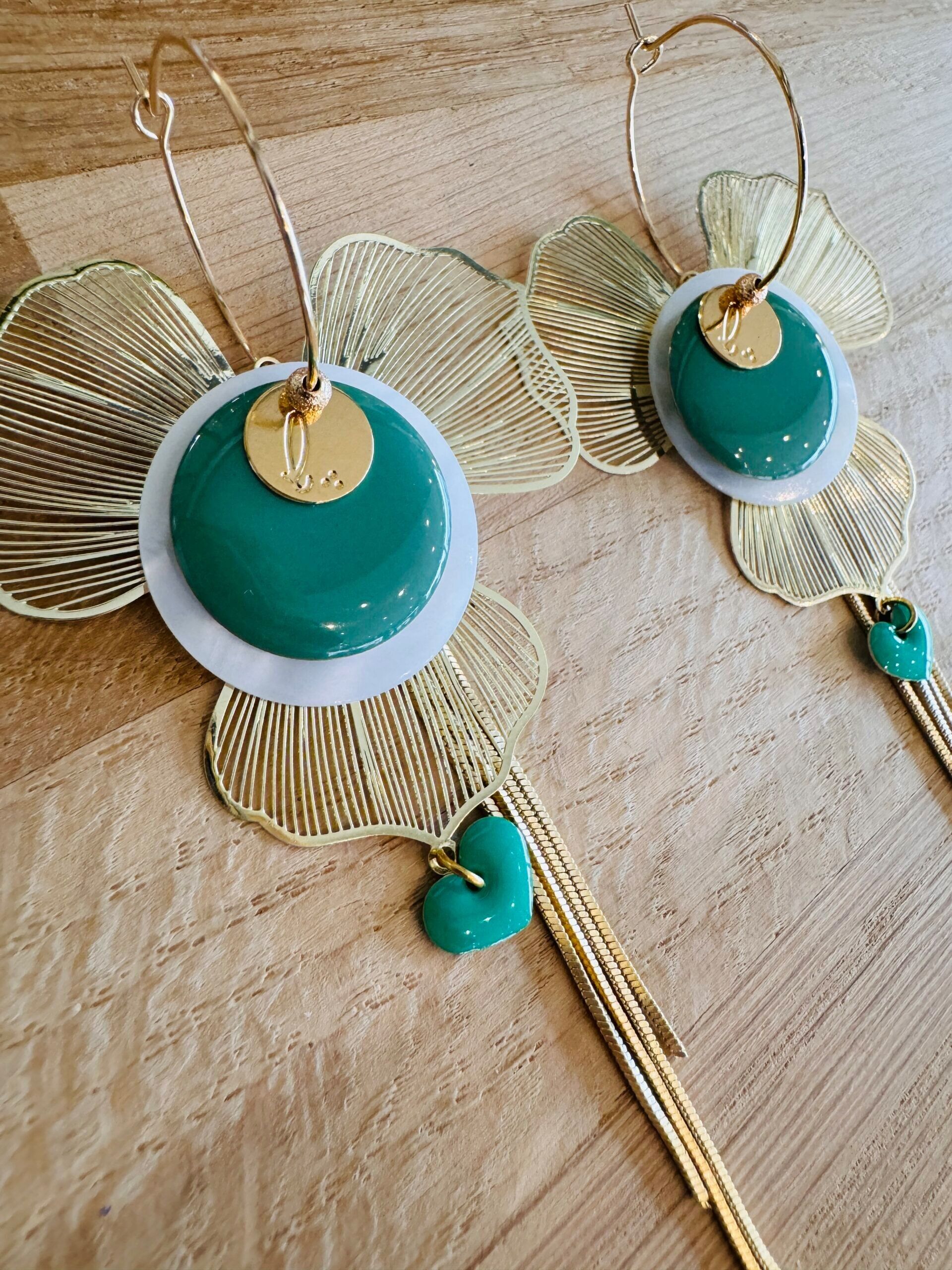 Orecchini SCARLA verdi